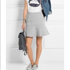 J. Crew Surf Stretch Scuba Grey Skirt, Small
